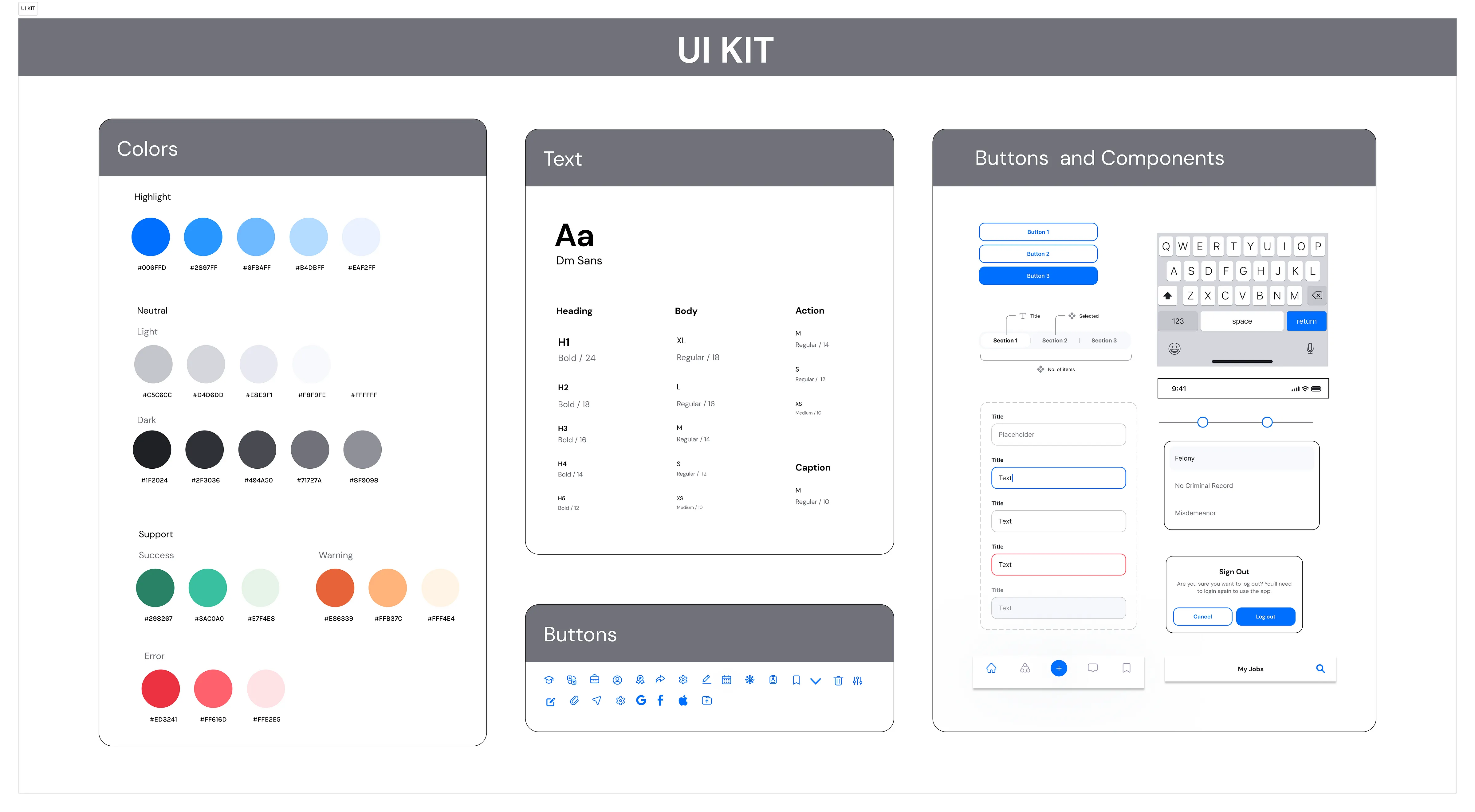 final UI Kit